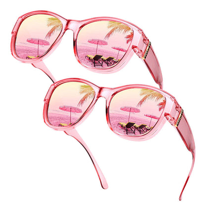 🕶️👓 50% OFF! Attention, glasses wearers: these oversized sunglasses slide right over your own glasses and make you look like a movie star—no expensive clip-ons, no fiddling with lenses!
