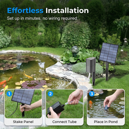 🔥50% OFF!! 🔥 Solar Pond Aerator with Air Pump