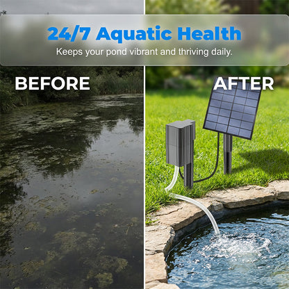 🔥50% OFF!! 🔥 Solar Pond Aerator with Air Pump