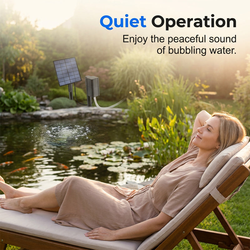 🔥50% OFF!! 🔥 Solar Pond Aerator with Air Pump