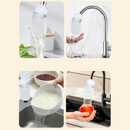 ⏰50%OFF⚡50K+ SOLD!💥Anti-Splash Kitchen Faucet Cotton Filter for Sediment & Rust Removal