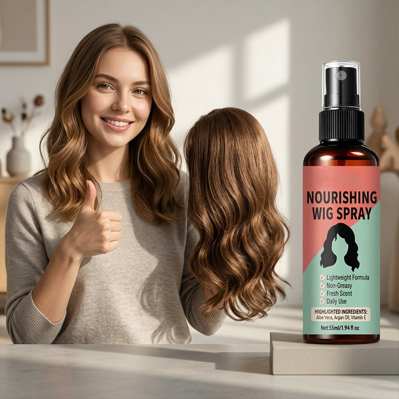 Lightweight No-Rinse Nourishing Wig Spray
