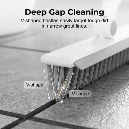 🔥UP TO 50% OFF!!🎁2-in-1 Grout & Corner Scrubber Brush with Squeegee🧹