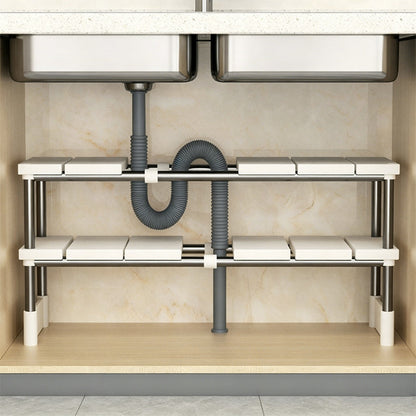 📢📢50% OFF !! ⏰Expandable Under Sink Shelf