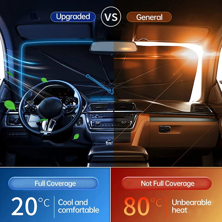 🌞 50% Off 🌈 Foldable Car Sunshade for the Windshield