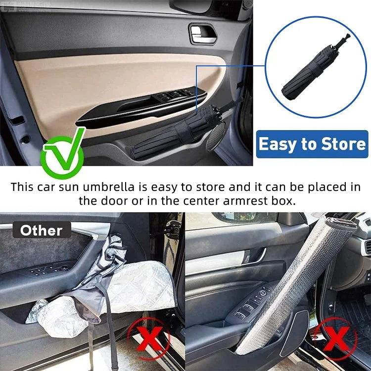 🌞 50% Off 🌈 Foldable Car Sunshade for the Windshield