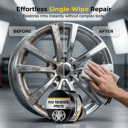 🔥Buy 1 Get 1 Free(each only 8.5$!!!)🔥50K+ SOLD!💨✨All-in-One Wheel Care & Restoration Paste