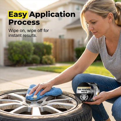 🔥Buy 1 Get 1 Free(each only 8.5$!!!)🔥50K+ SOLD!💨✨All-in-One Wheel Care & Restoration Paste
