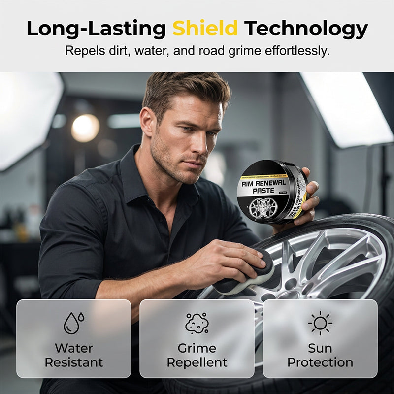🔥Buy 1 Get 1 Free(each only 8.5$!!!)🔥50K+ SOLD!💨✨All-in-One Wheel Care & Restoration Paste