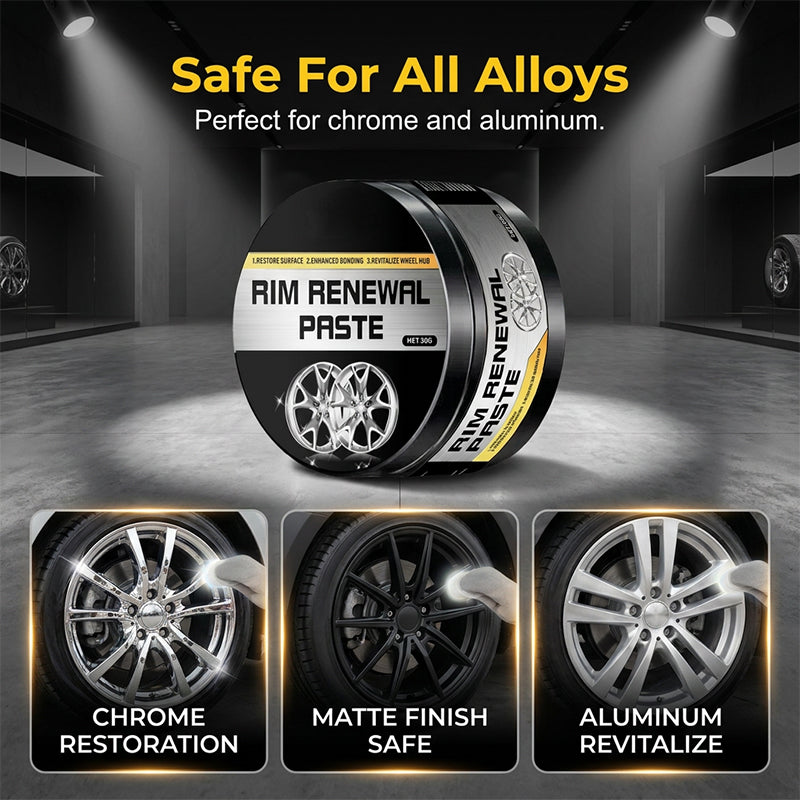🔥Buy 1 Get 1 Free(each only 8.5$!!!)🔥50K+ SOLD!💨✨All-in-One Wheel Care & Restoration Paste