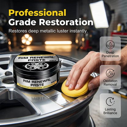 🔥Buy 1 Get 1 Free(each only 8.5$!!!)🔥50K+ SOLD!💨✨All-in-One Wheel Care & Restoration Paste