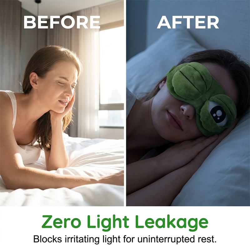 Funny 3D Frog Sleep Eye Mask🐸🤣