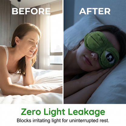 Funny 3D Frog Sleep Eye Mask🐸🤣