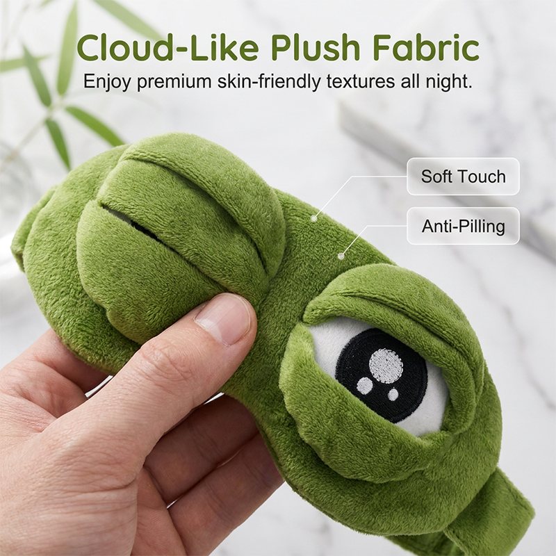 Funny 3D Frog Sleep Eye Mask🐸🤣