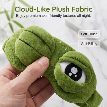 Funny 3D Frog Sleep Eye Mask🐸🤣