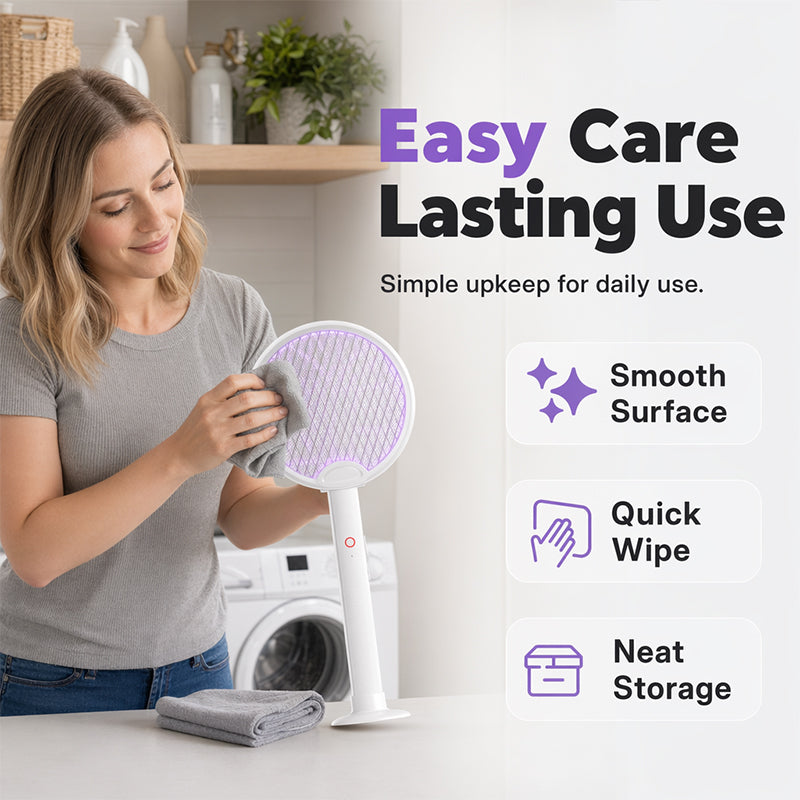 ⏰2-in-1 Rechargeable Electric Fly Swatter
