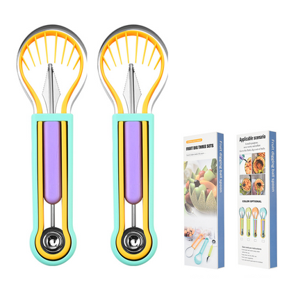 📢📢50% OFF !! ⏰Multi-Functional Fruit Melon Baller Scoop Set