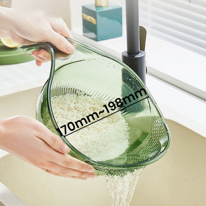 🍚 LIMITED-TIME 50% OFF! ✨Multipurpose Rice Washing Bowl Strainer with Handle