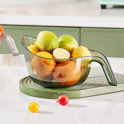 🍚 LIMITED-TIME 50% OFF! ✨Multipurpose Rice Washing Bowl Strainer with Handle