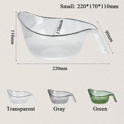 🍚 LIMITED-TIME 50% OFF! ✨Multipurpose Rice Washing Bowl Strainer with Handle