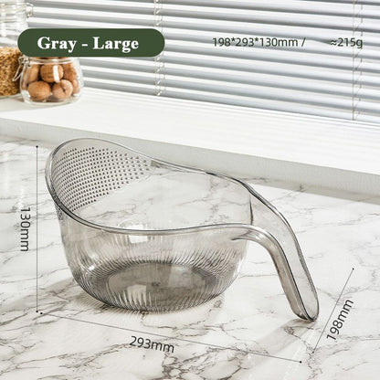 🍚 LIMITED-TIME 50% OFF! ✨Multipurpose Rice Washing Bowl Strainer with Handle