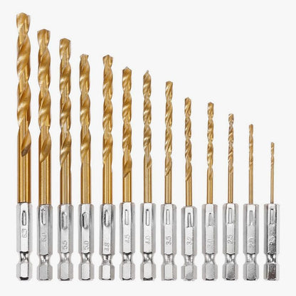 🔧13PCS Multipurpose Drill Bit Set