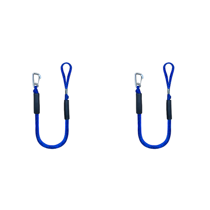 Heavy-Duty Bungee Dock Lines with Stainless Steel Clip🛥️
