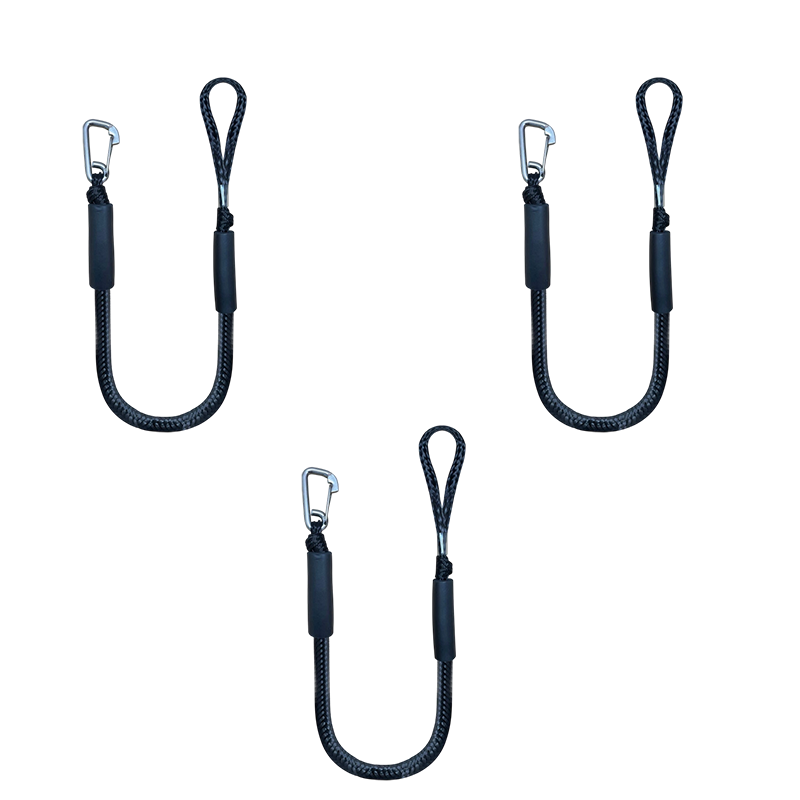 Heavy-Duty Bungee Dock Lines with Stainless Steel Clip🛥️