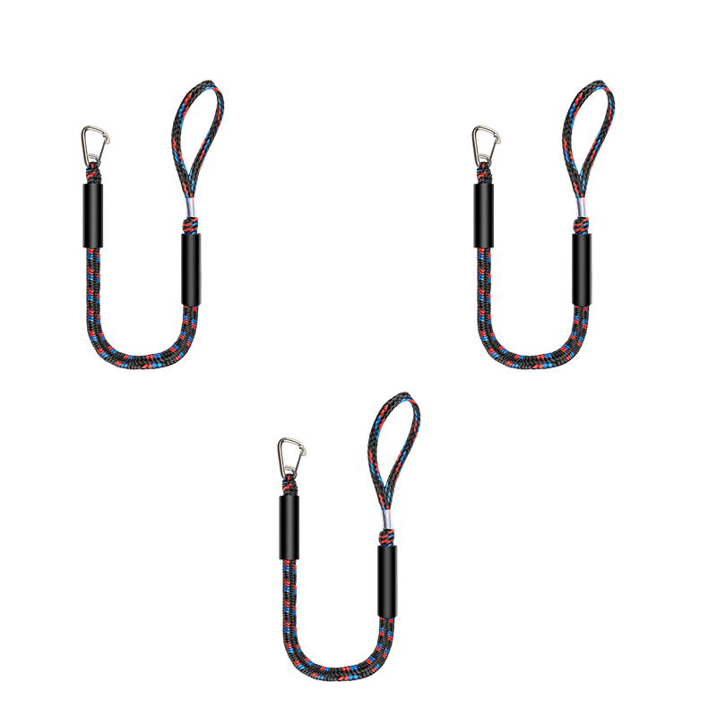 Heavy-Duty Bungee Dock Lines with Stainless Steel Clip🛥️