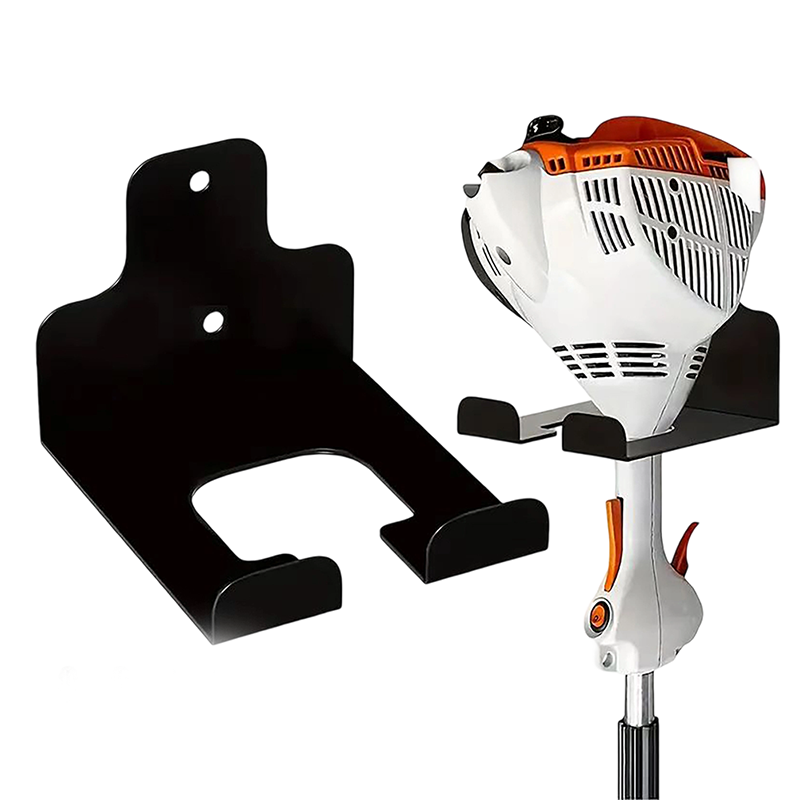Wall-Mounted Metal Storage Rack for Grass Trimmer