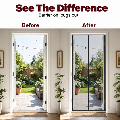 Hands-Free Magnetic Screen Door