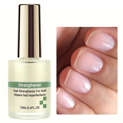 ✨3-in-1 Nail Strengthener Treatment, Repair Serum for Weak Soft Cracked Nails, Smooth Shiny Nail Hardener for Damaged Nails