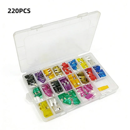 🔌300-Piece Car Fuse Kit | All Common Types • In a Storage Box