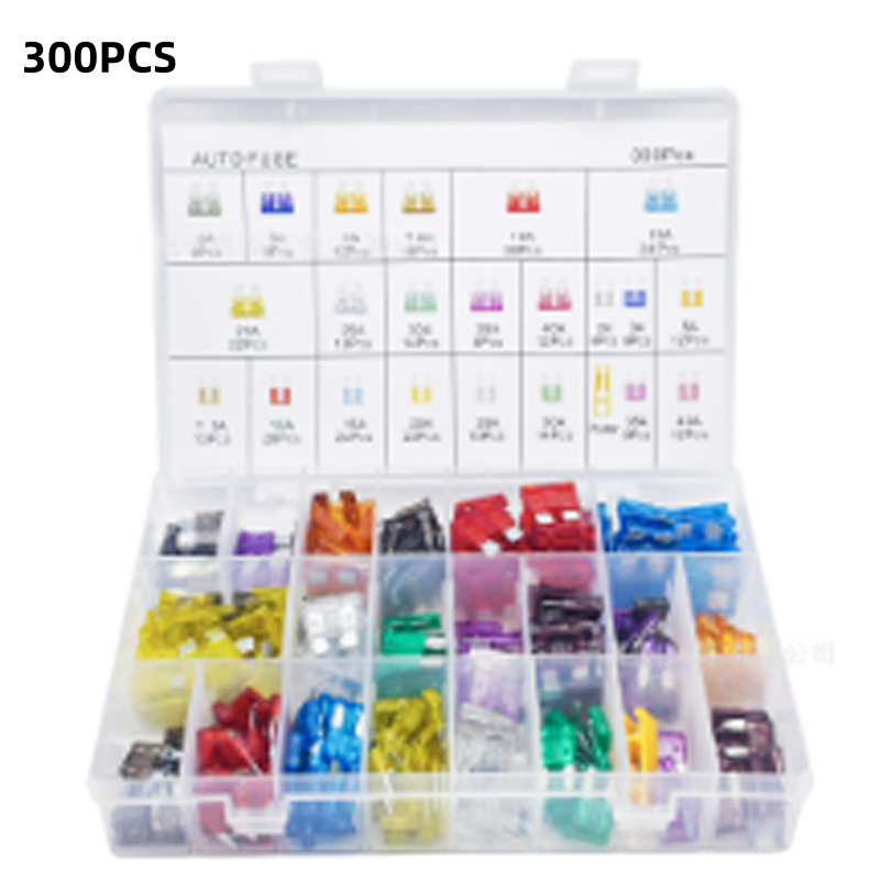 🔌300-Piece Car Fuse Kit | All Common Types • In a Storage Box