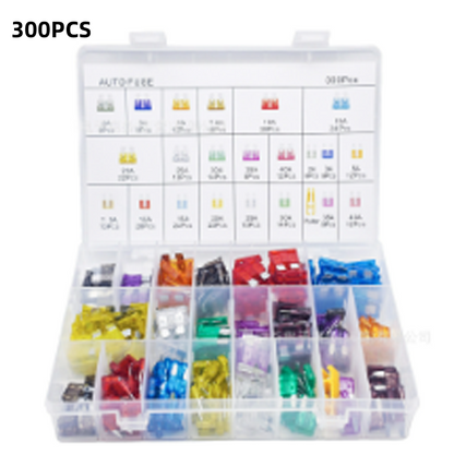 🔌300-Piece Car Fuse Kit | All Common Types • In a Storage Box