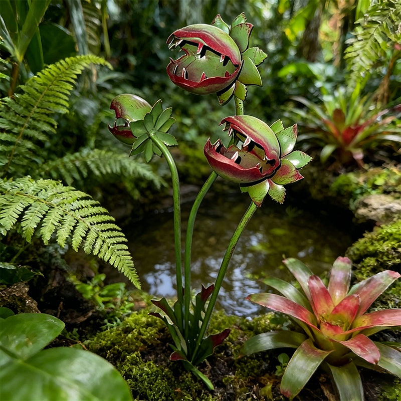 🔥50% OFF 🌻Plants vs. Zombies comes to life！🏡Whimsical Metal Carnivorous Plant Garden Stake