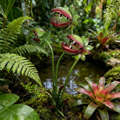 🔥50% OFF 🌻Plants vs. Zombies comes to life！🏡Whimsical Metal Carnivorous Plant Garden Stake