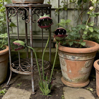 🔥50% OFF 🌻Plants vs. Zombies comes to life！🏡Whimsical Metal Carnivorous Plant Garden Stake
