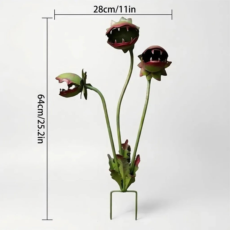 🔥50% OFF 🌻Plants vs. Zombies comes to life！🏡Whimsical Metal Carnivorous Plant Garden Stake