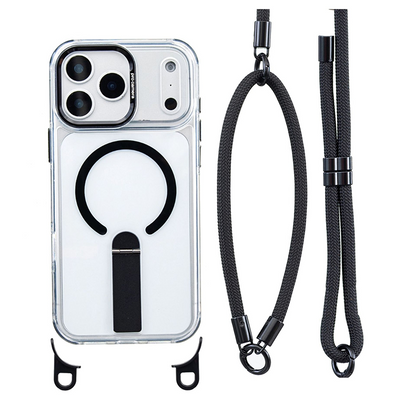 MagSafe Smartphone Case with Detachable Crossbody Neck Lanyard Strap