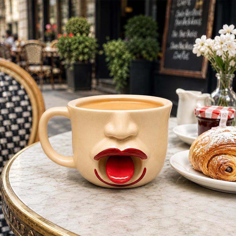 Funny Tongue Out Ceramic Mug