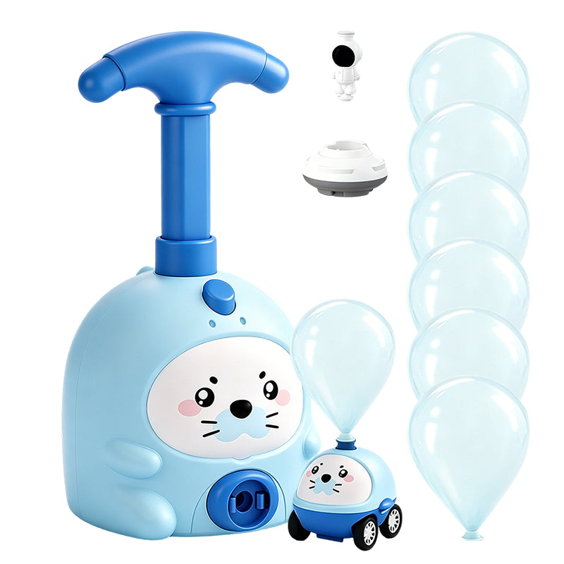 Balloon-Powered Launcher Car Toy Set for Kids