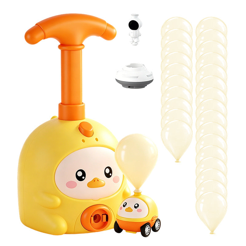 Balloon-Powered Launcher Car Toy Set for Kids