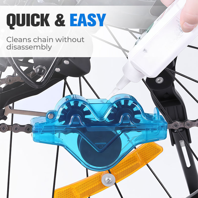 Bicycle Chain Cleaner for Trailers – Hands-Free Cleaning for Mountain Bikes and Road Bikes