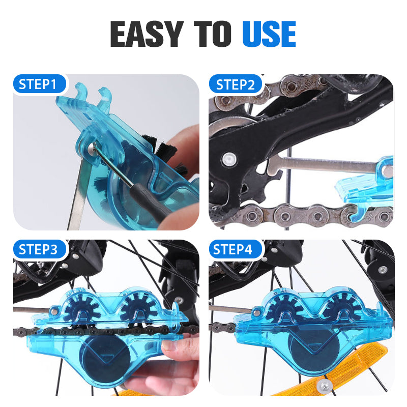 Bicycle Chain Cleaner for Trailers – Hands-Free Cleaning for Mountain Bikes and Road Bikes