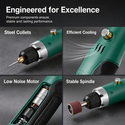 🏆 LIMITED-TIME 50% OFF! ✨Mini All-in-One Handheld Tool Set: Sanding, Polishing, and Engraving