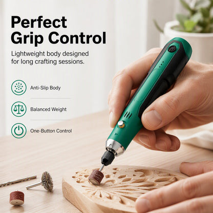 🏆 LIMITED-TIME 50% OFF! ✨Mini All-in-One Handheld Tool Set: Sanding, Polishing, and Engraving