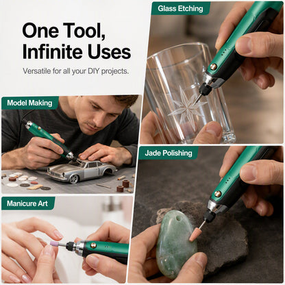 🏆 LIMITED-TIME 50% OFF! ✨Mini All-in-One Handheld Tool Set: Sanding, Polishing, and Engraving