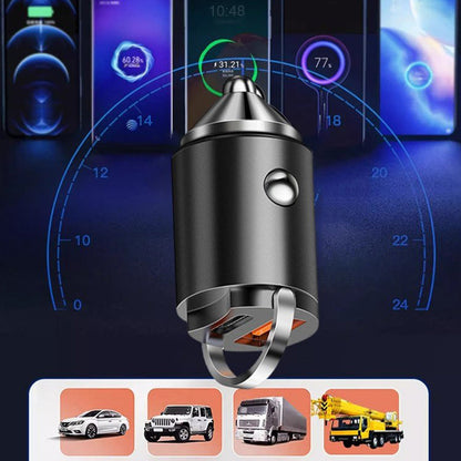 🔥Ultra-fast car charger – Dual-port PD & QC fast charging | 50% off – Save more when you buy more