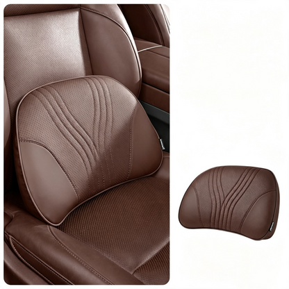 Premium Car Seat Headrest & Lumbar Support Cushion